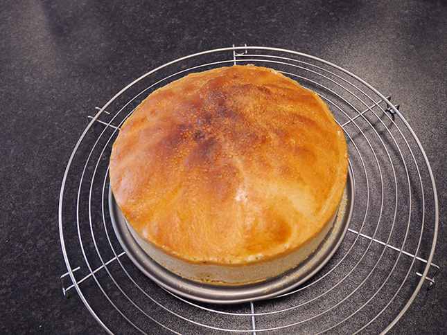 Le pain n'est pas parfaitement cuit